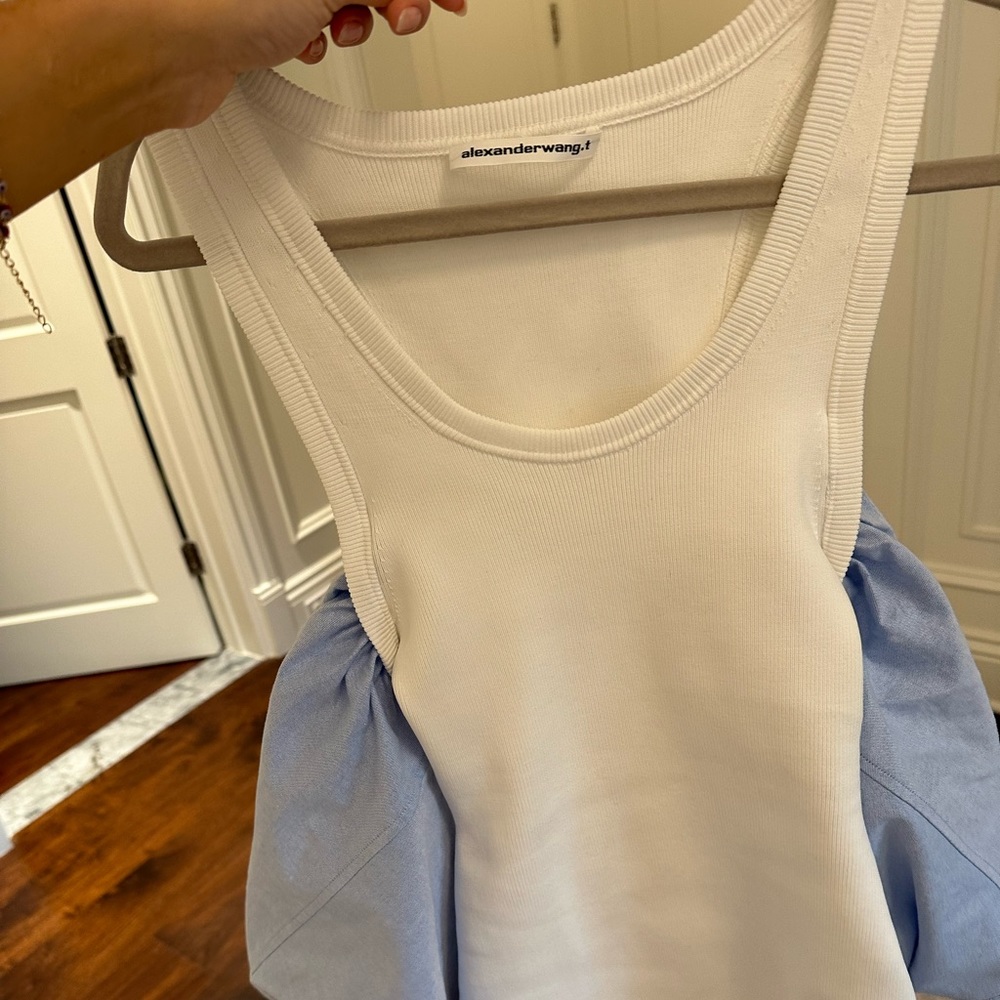 Alexander Wang dress with collard shirt attached